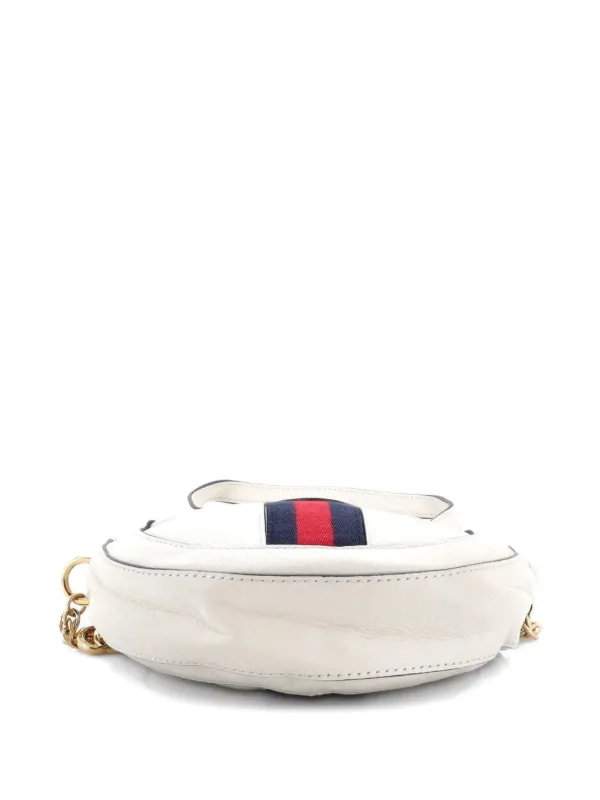 GUCCI オフィディア ラウンド ショルダーバッグ Gucci Pre-Owned オフィディア ラウンド ショルダーバッグ レザー ミニ