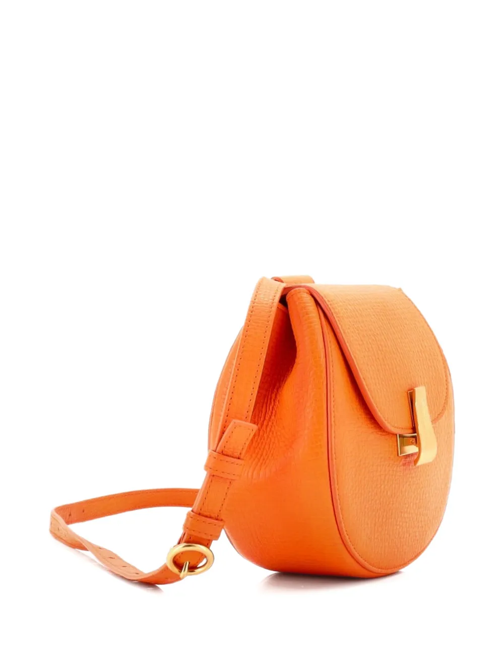BOTTEGA VENETA Pre-owned Palmellato Convertible Leather Mini Belt Bag In Orange