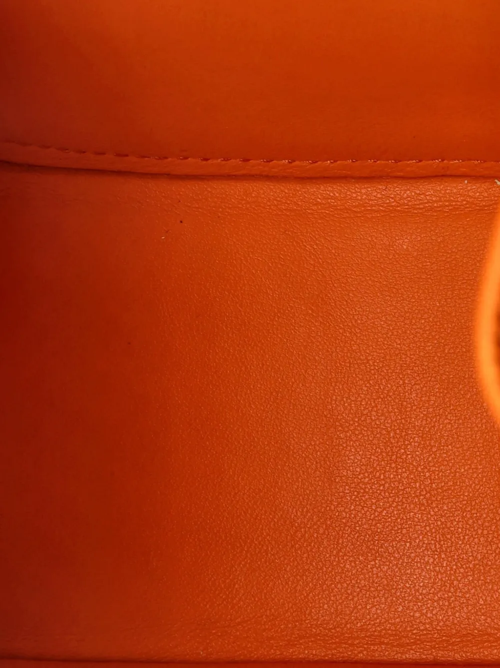 BOTTEGA VENETA Pre-owned Palmellato Convertible Leather Mini Belt Bag In Orange