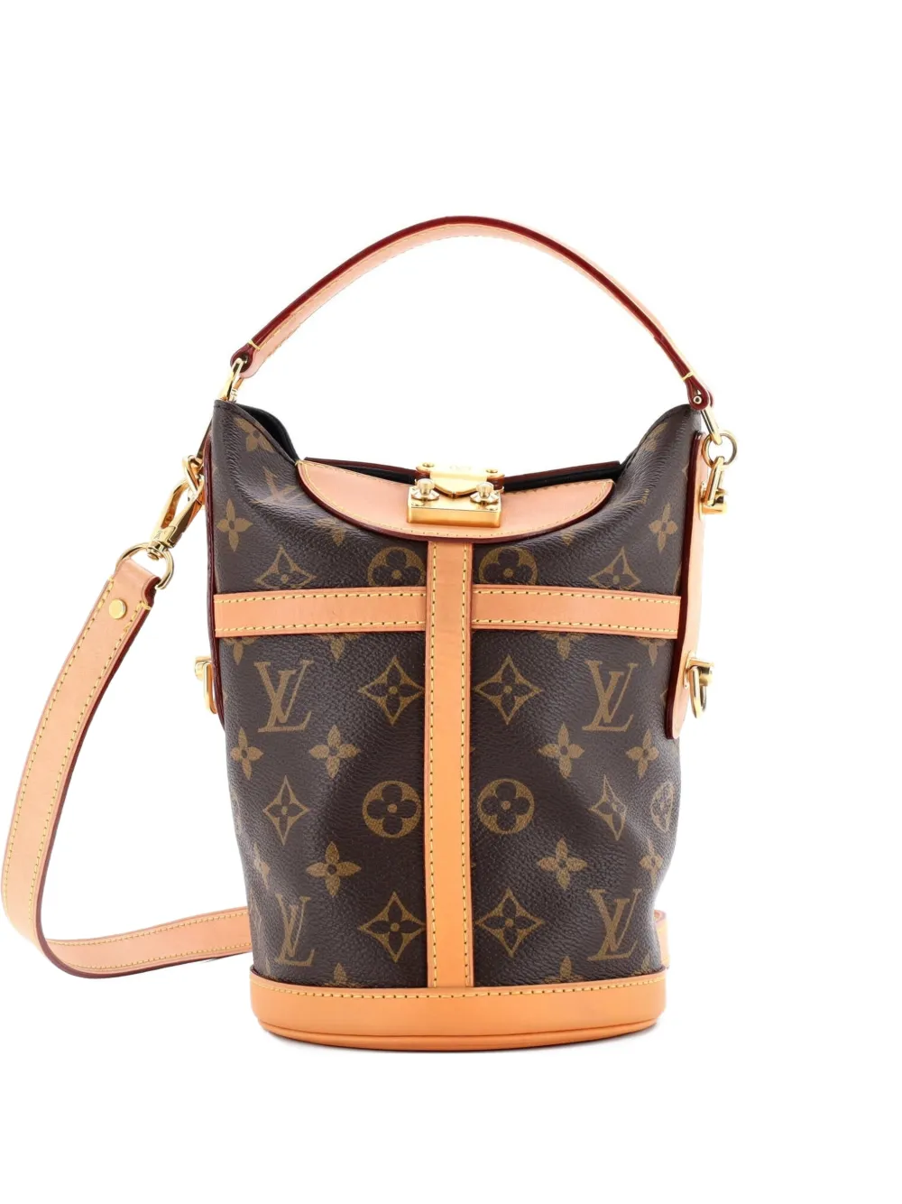 Louis Vuitton Pre-Owned Duffle Handbag Monogram Canvas bucket bag - Marrone