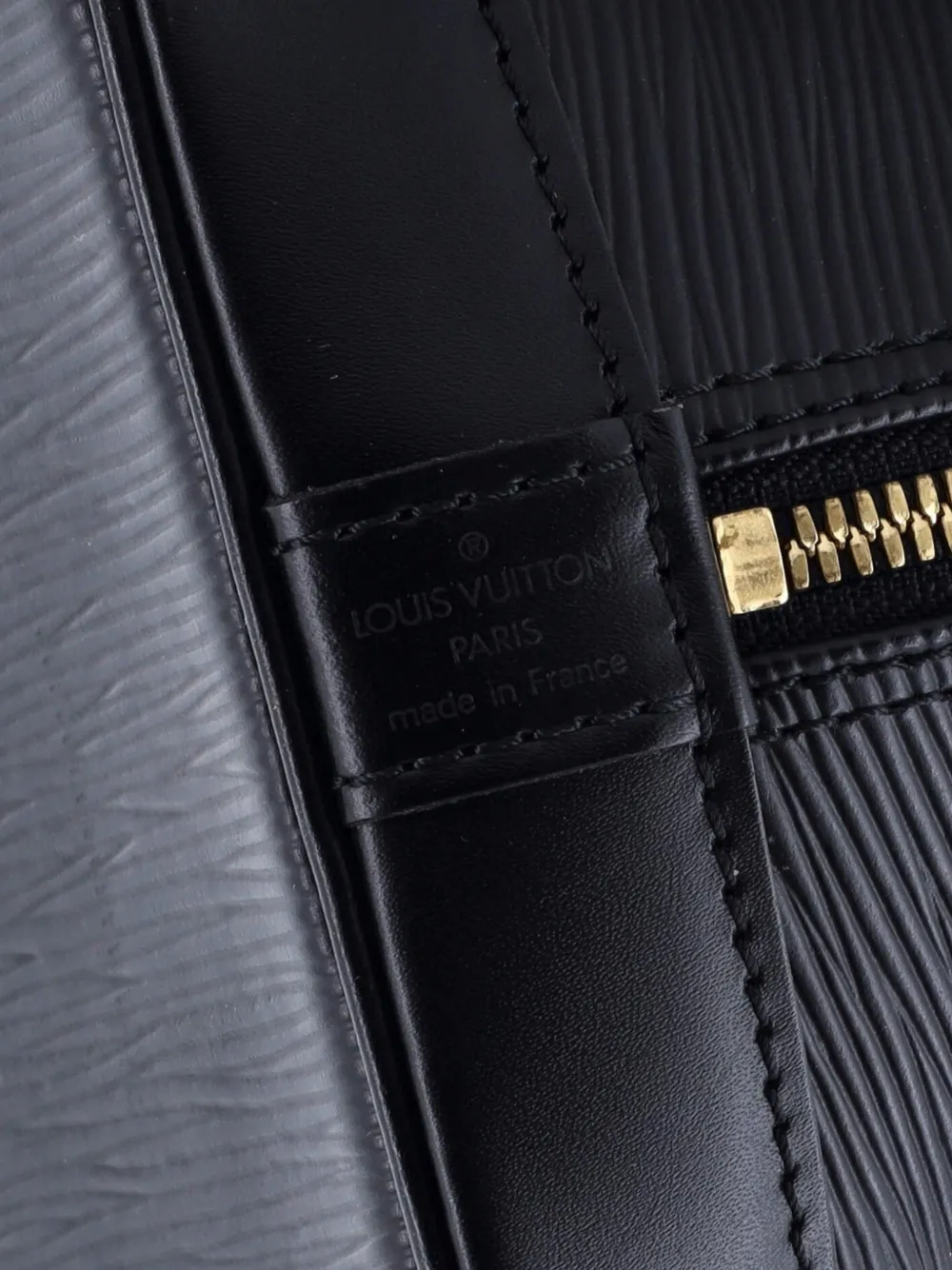 LOUIS VUITTON Pre-owned Vintage Alma Handbag Epi Leather Pm Satchel In Black