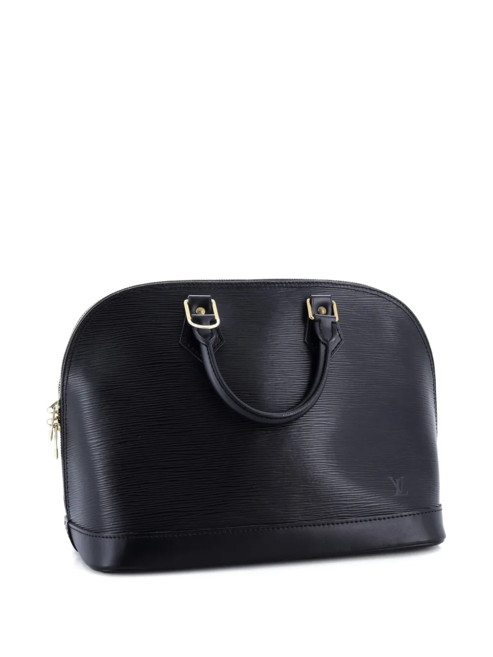 LOUIS VUITTON Pre-owned Vintage Alma Handbag Epi Leather Pm Satchel In Black