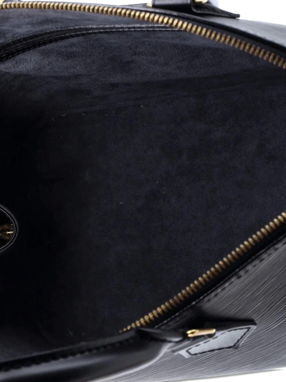 LOUIS VUITTON Pre-owned Vintage Alma Handbag Epi Leather Pm Satchel In Black