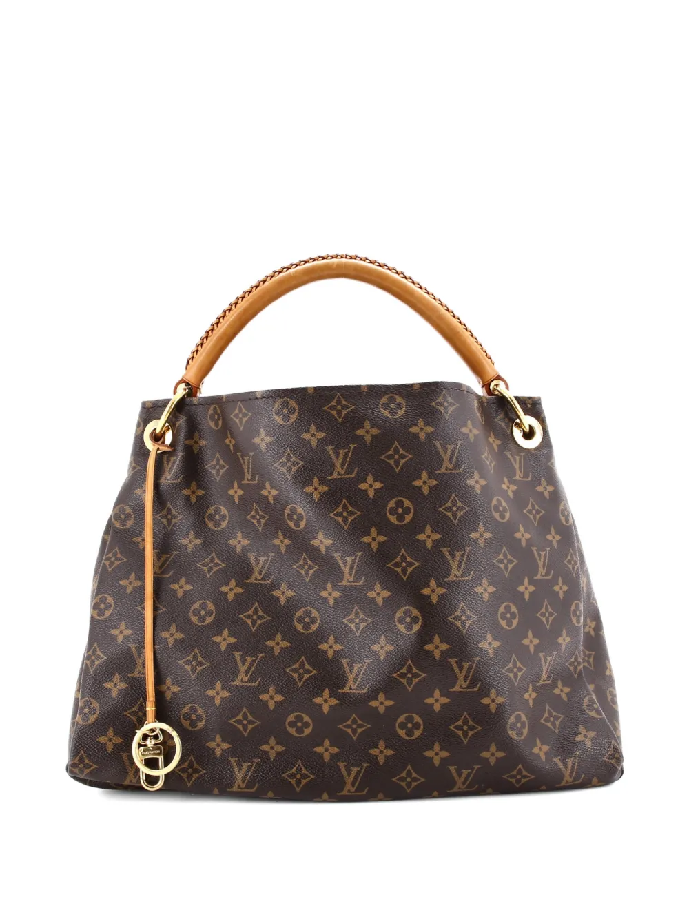 Pre-owned Louis Vuitton Artsy Handbag Monogram Canvas Mm Hobo Bag In Brown