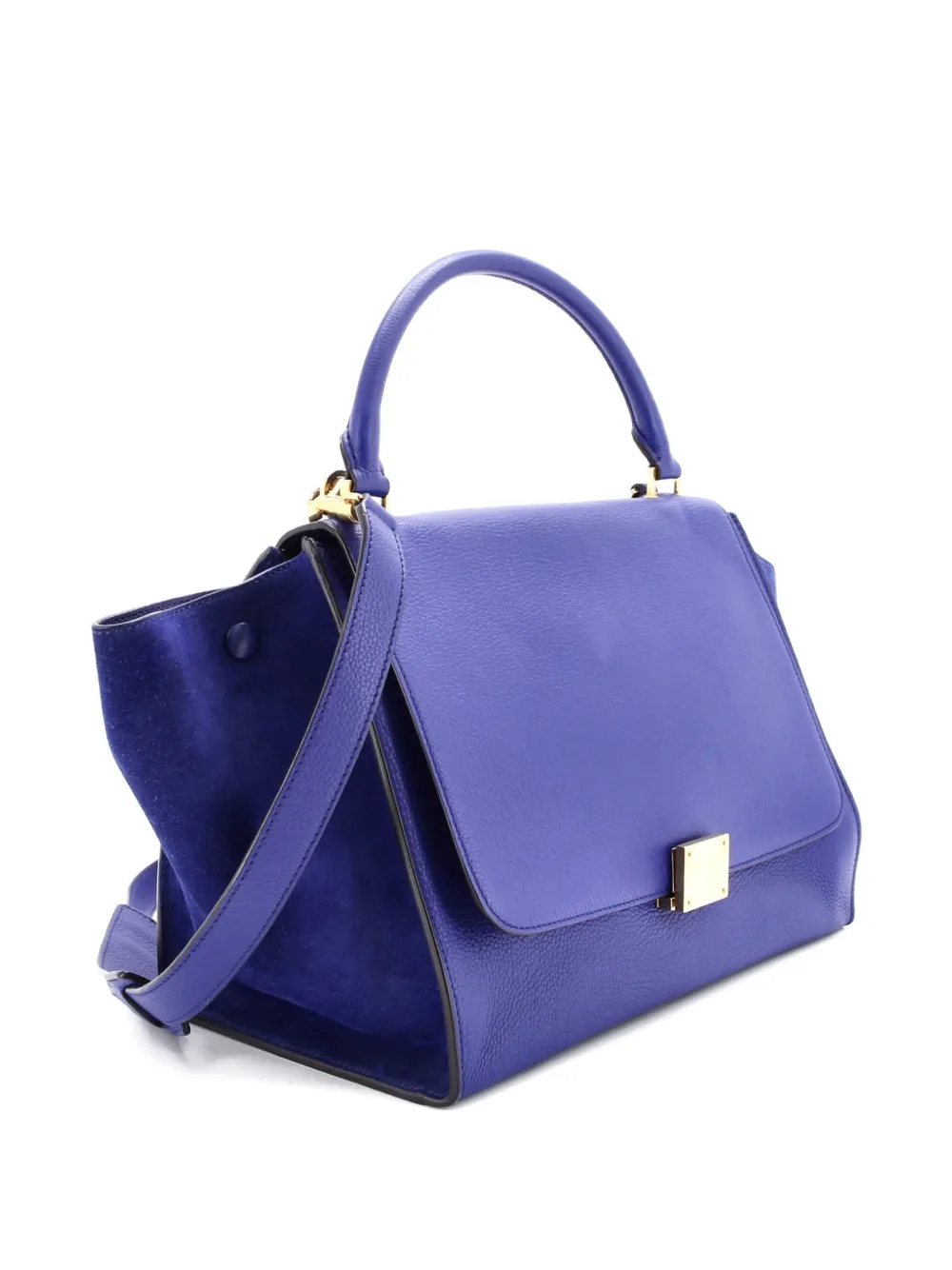 Trapeze Bag Leather Medium Satchel