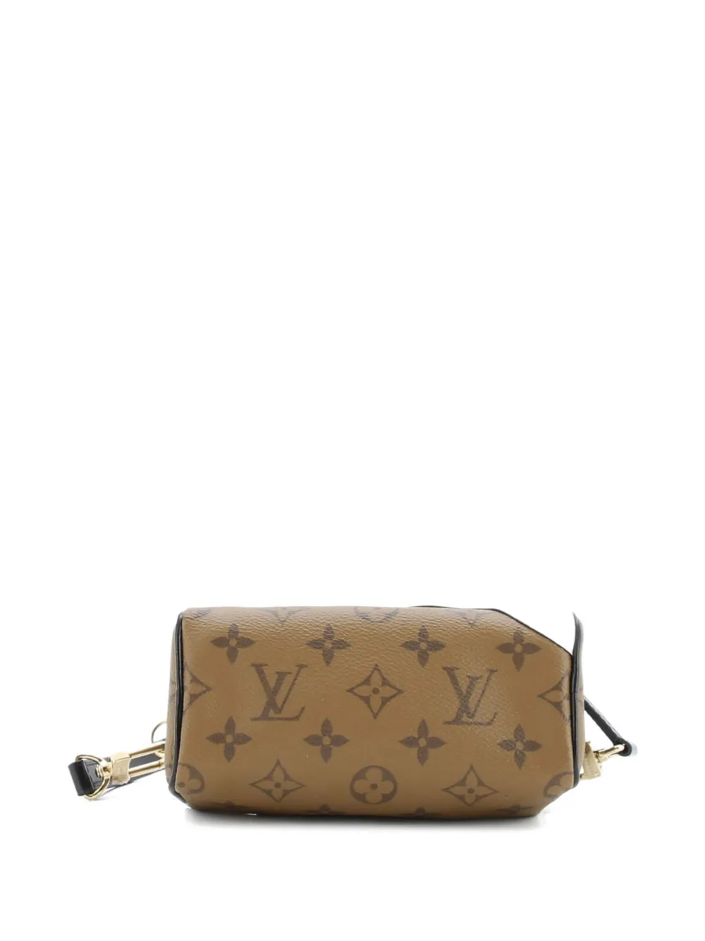 Pre-owned Louis Vuitton Speedy Bandouliere Nm Bag Limited Edition Sun Yitian Reverse Monogram Canvas Nano Tote Bag In Brown