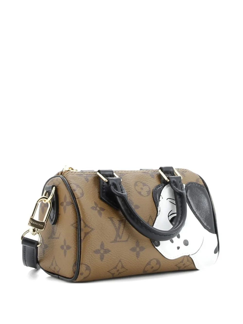 Louis Vuitton Pre-Owned Speedy Bandouliere NM Bag Limited Edition Sun Yitian Reverse Monogram Canvas Nano tote bag - Marrone