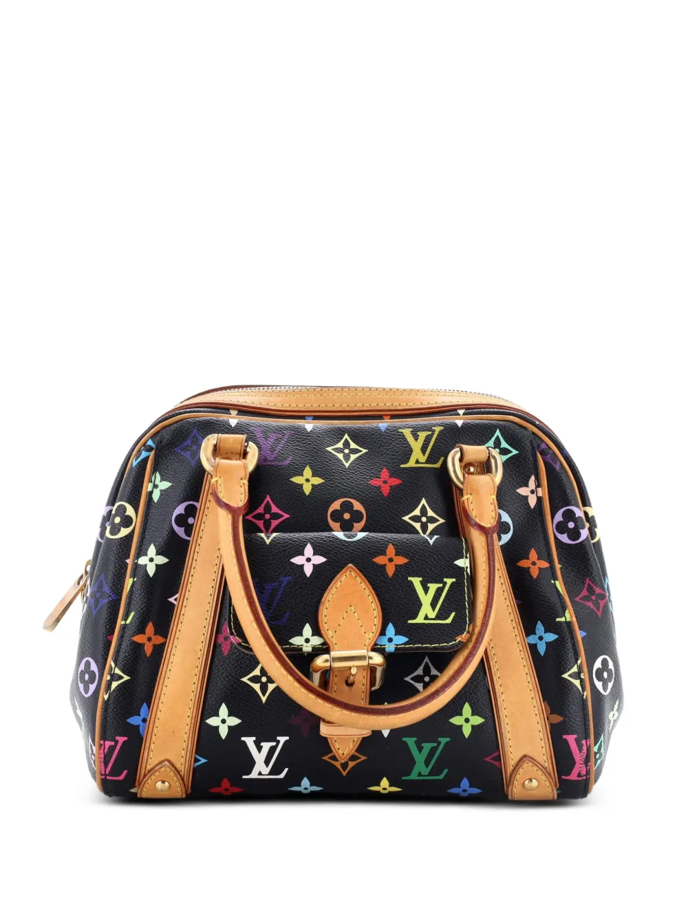 Louis Vuitton Pre-Owned Priscilla Handbag Monogram Multicolor satchel - Nero