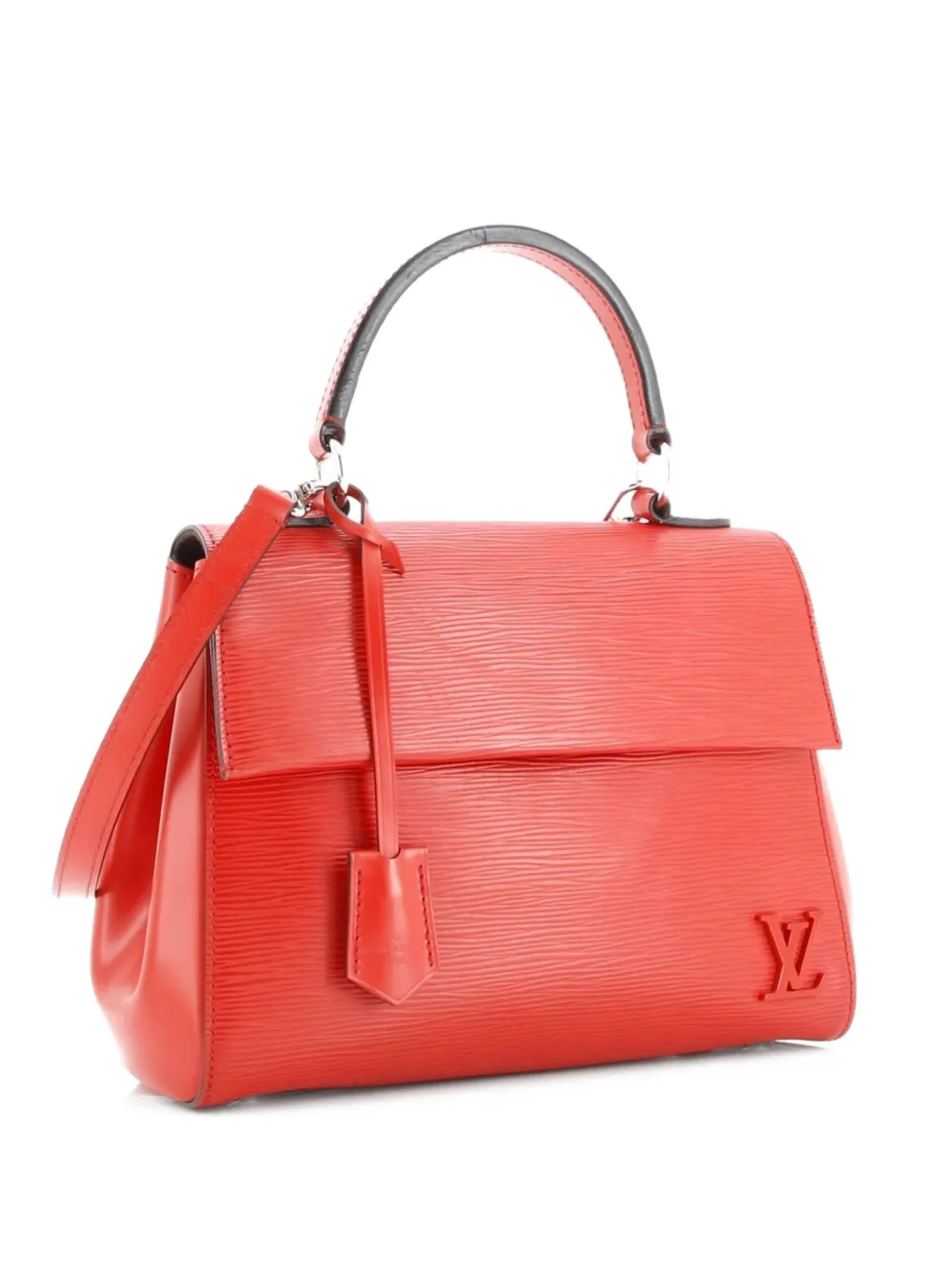 Louis Vuitton Pre-Owned Cluny Top Handle Bag Epi Leather BB satchel - Rosso