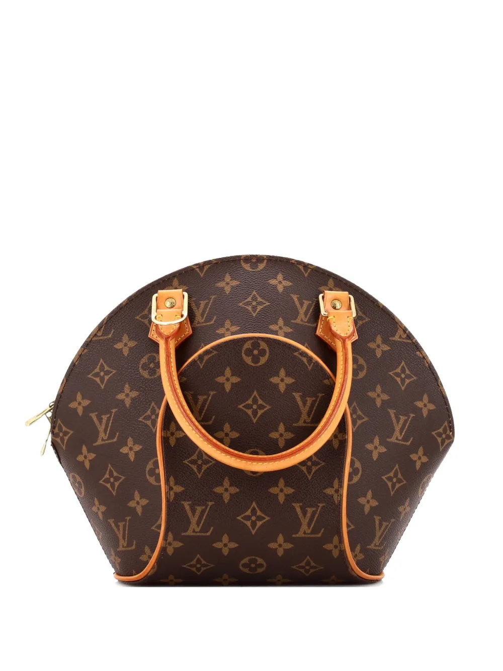 Pre-owned Louis Vuitton Ellipse Bag Monogram Canvas Pm Satchel In Brown