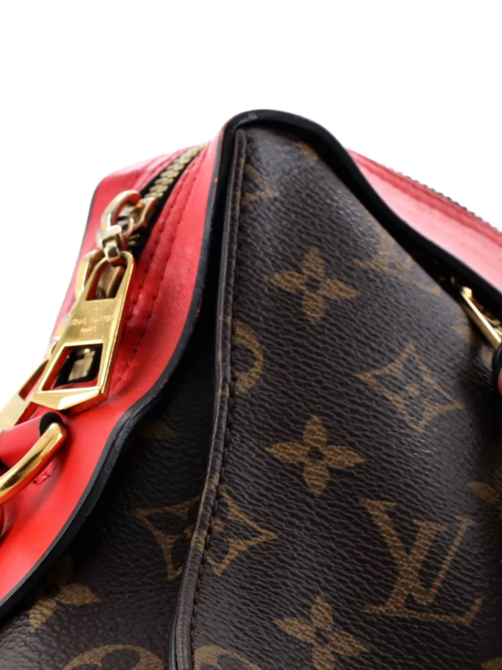 Tuileries Handbag Monogram Canvas With Leather Satchel