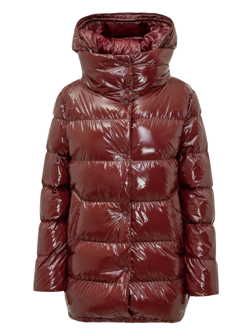 Herno abrigo con capucha | rojo | Image 1