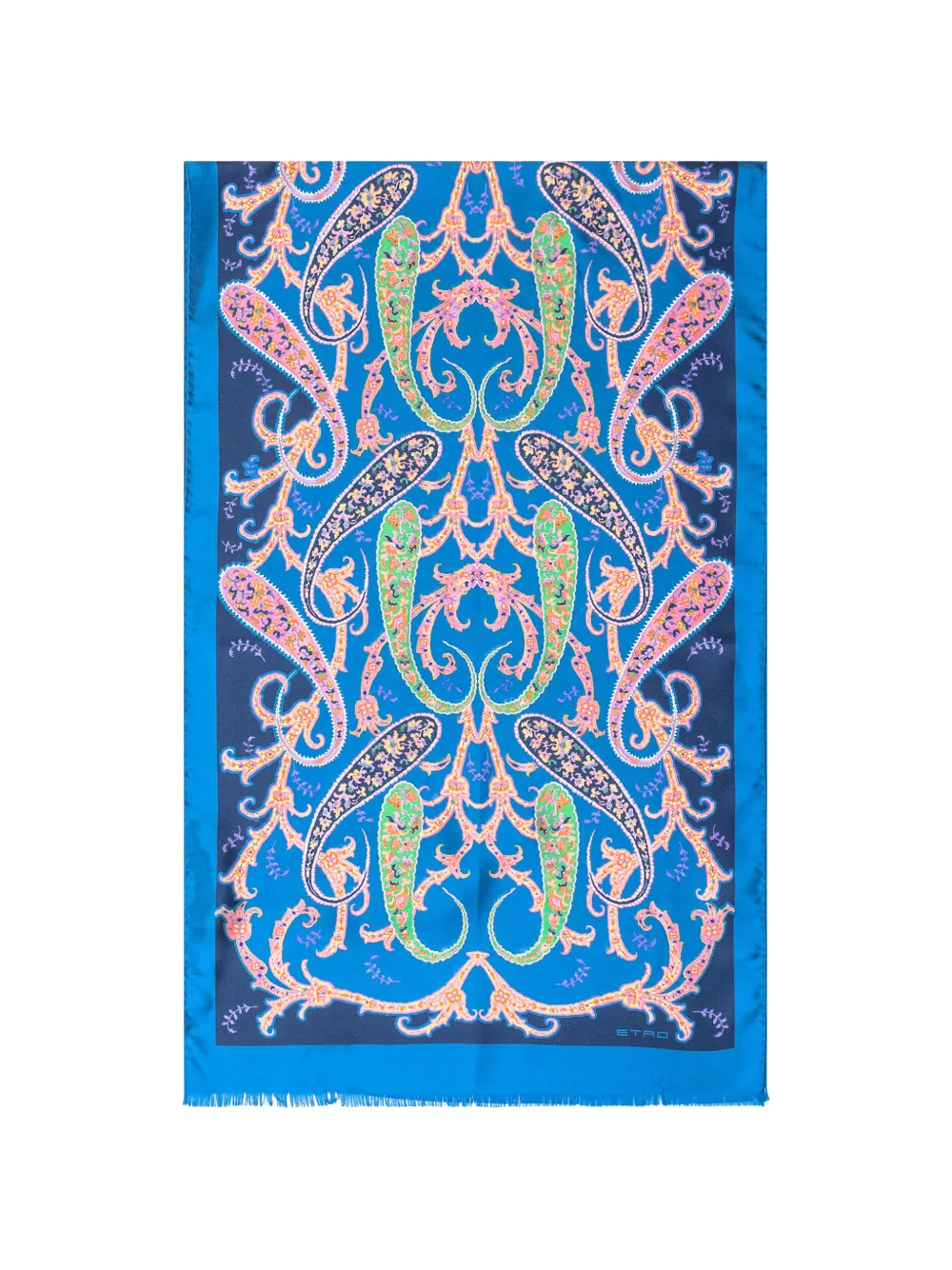 ETRO paisley-print scarf - Blauw