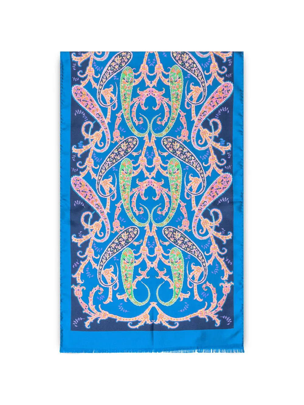 ETRO paisley-print scarf - Blu