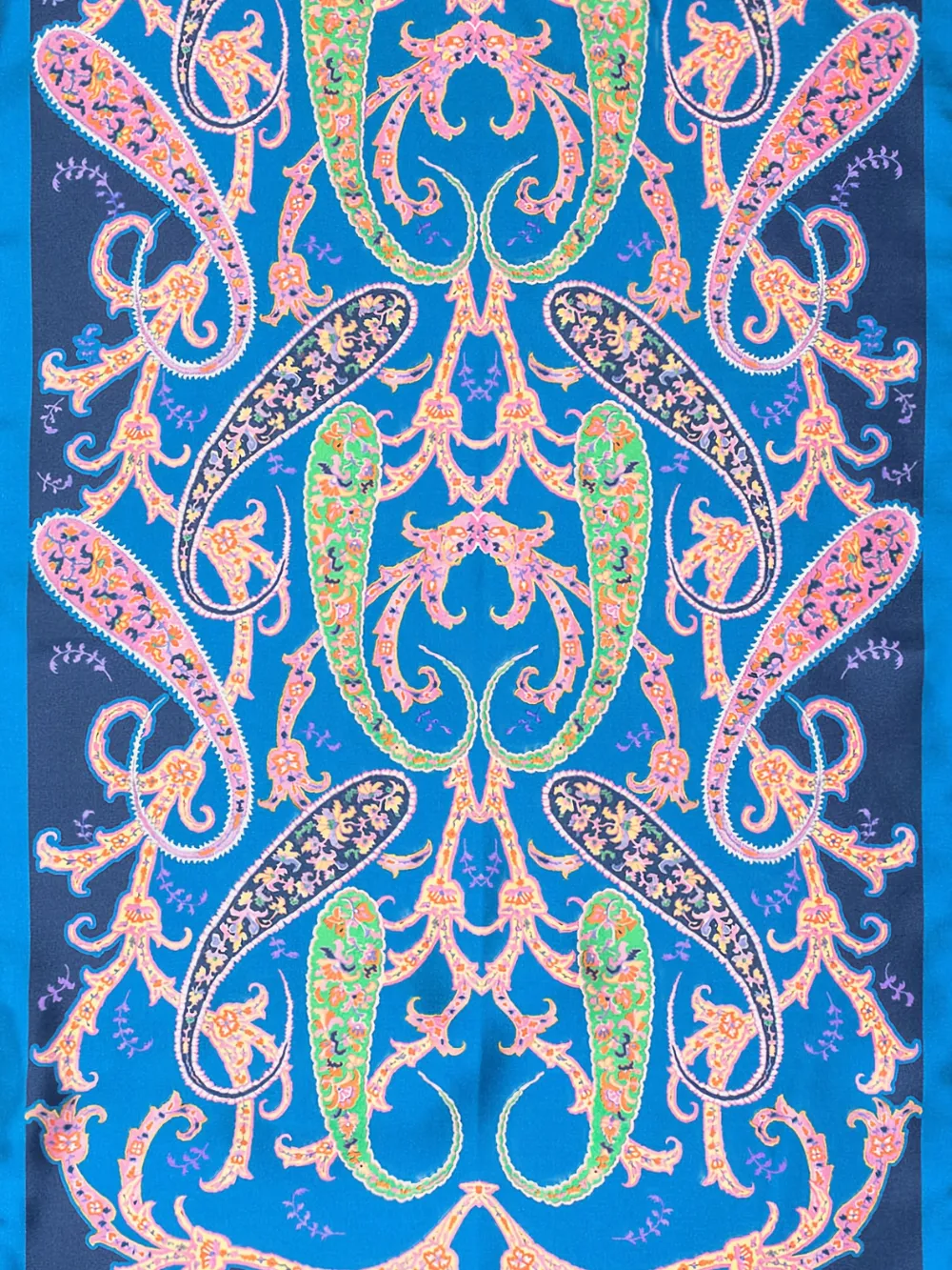 ETRO Sjaal met paisley-print Blauw