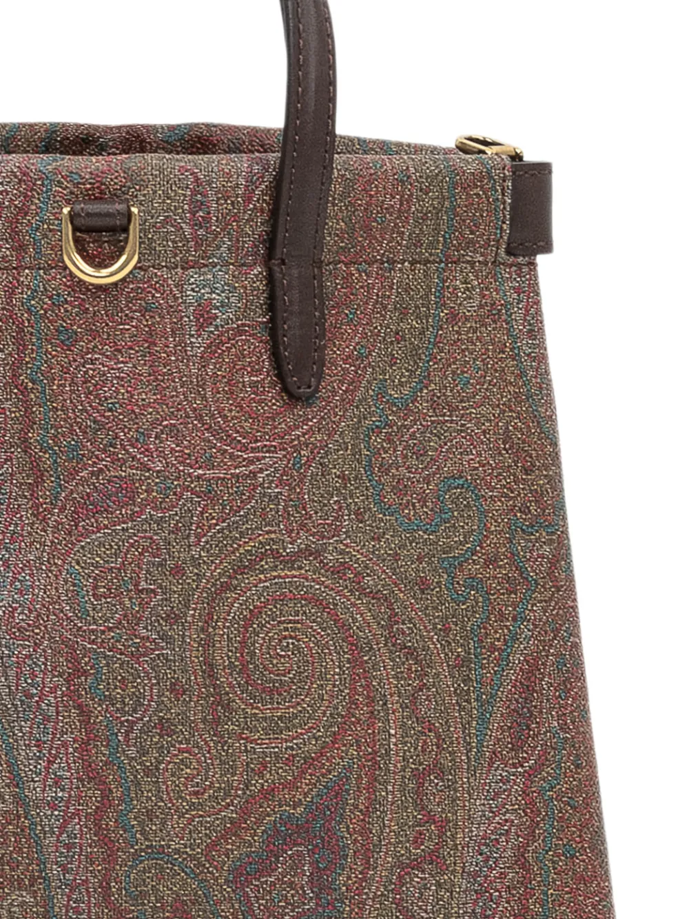 ETRO Shopper met paisley-print Bruin