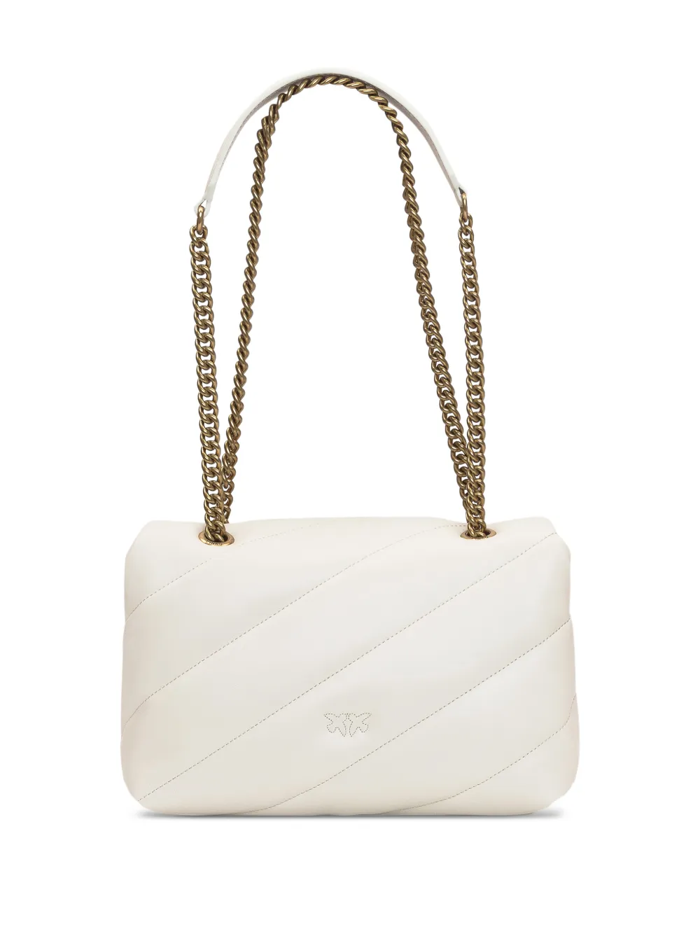 PINKO Classic Love Bag Puff gewatteerde schoudertas - Beige