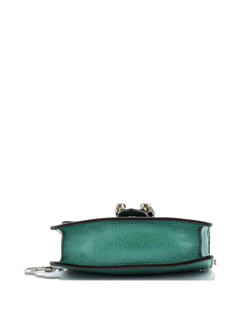 Pre-owned Gucci Dionysus Bag Leather Super Mini Clutch Bag In Green