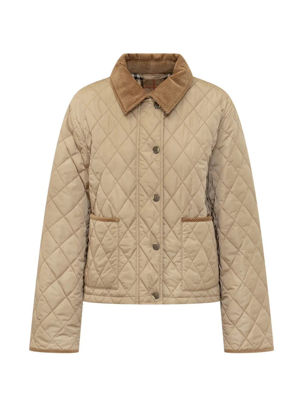 Burberry quilted corduroy jacket - Toni neutri