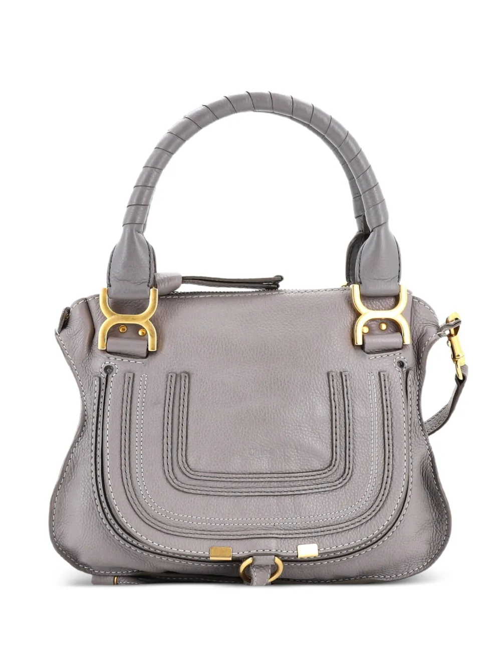 Chloé Pre-Owned Marcie Leather Small satchel - Grey