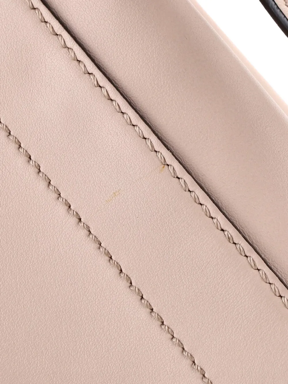 Dotcom Convertible Leather Medium Satchel