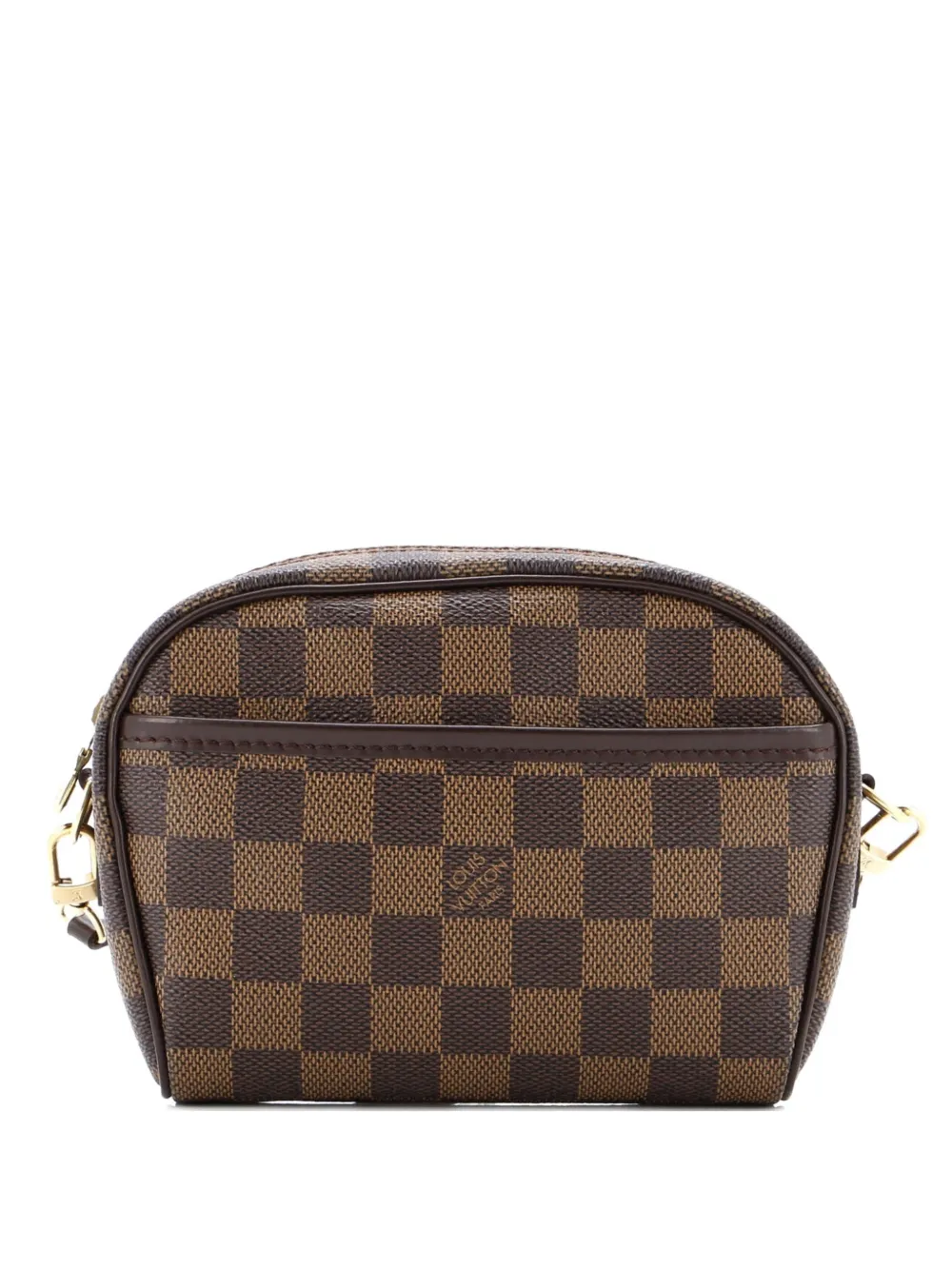 Pre-owned Louis Vuitton Ipanema Pochette Damier Crossbody Bag In Brown