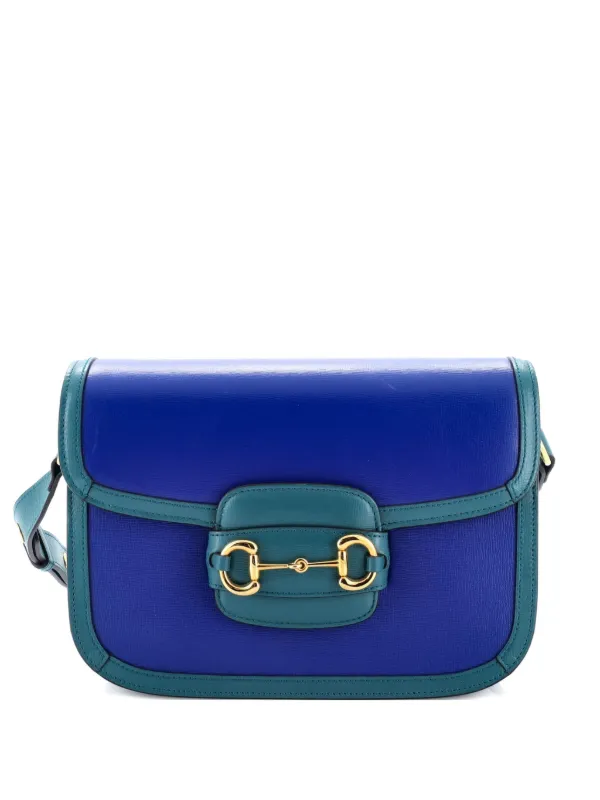 Gucci Pre-Owned ホースビット 1955 ショルダーバッグ S | ブルー
