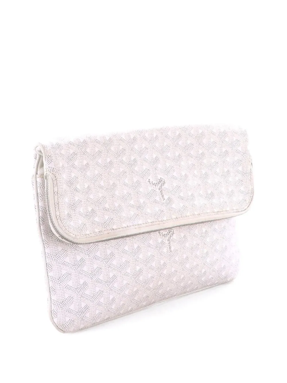 Goyard Pre-Owned Saint Marie Coated Canvas clutch bag - Bianco