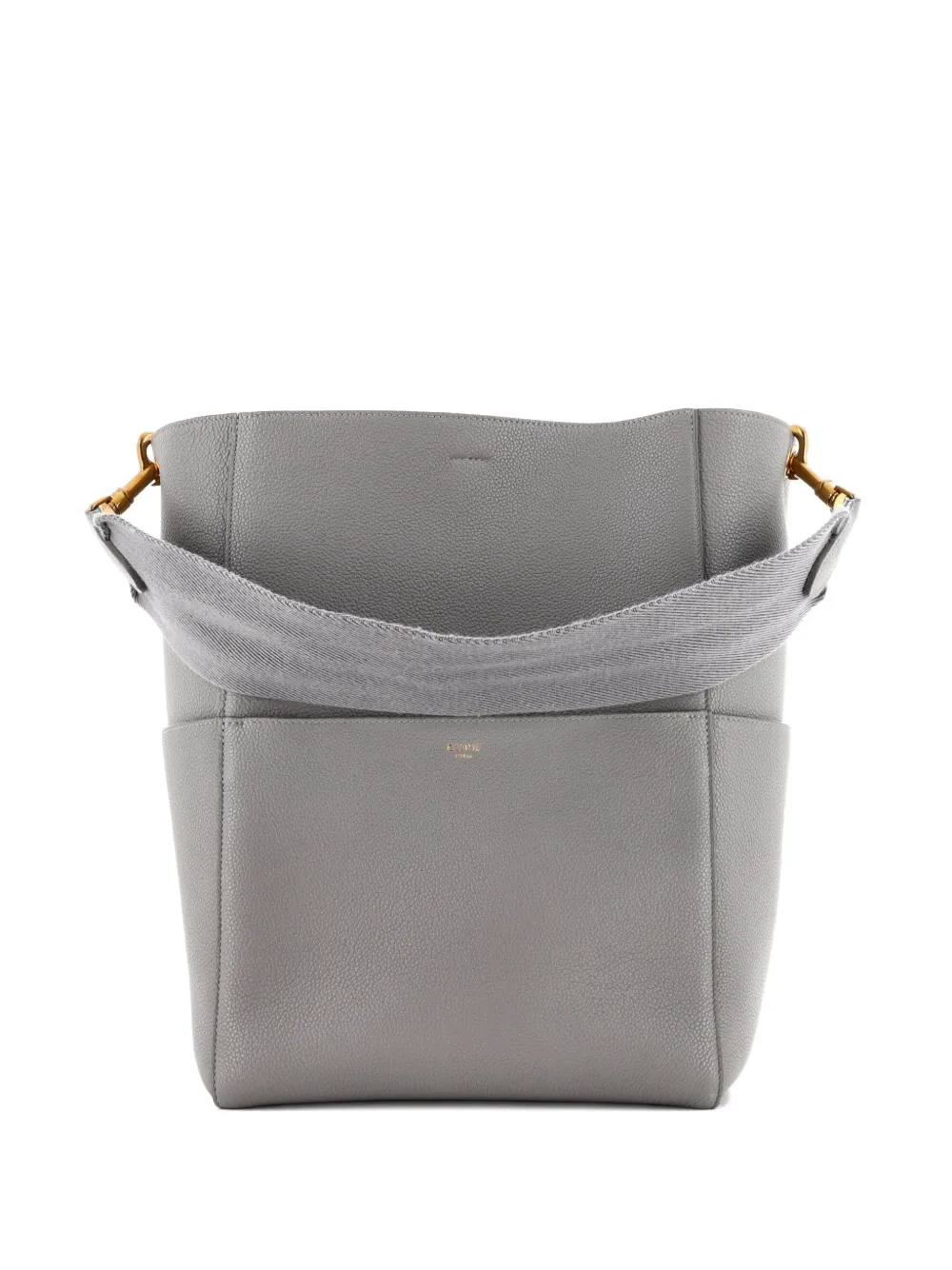 Celine Pre-Owned Sangle Seau Bag Calfskin Large shoulder bag - Grigio