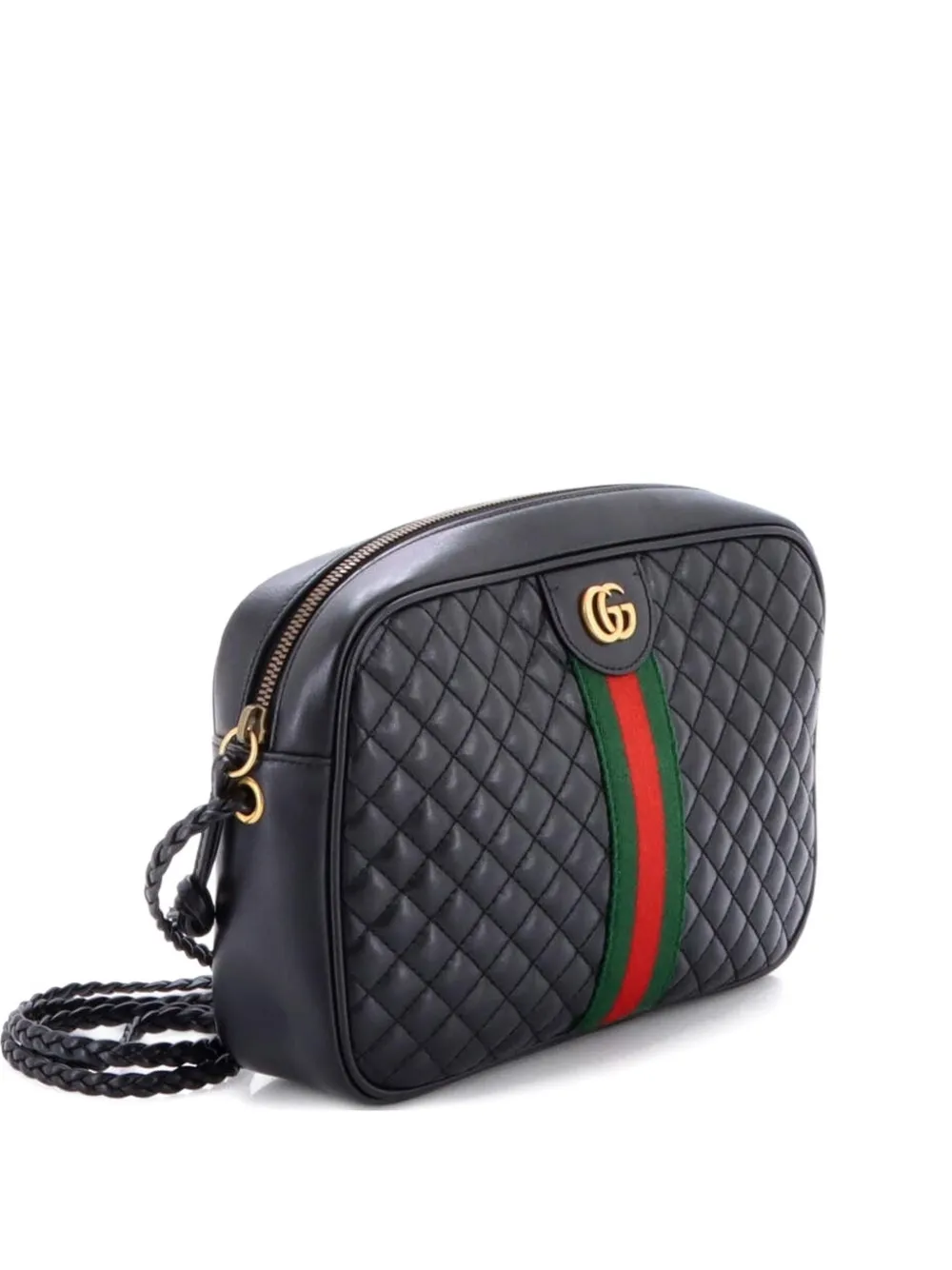 Gucci Pre-Owned Trapuntata Camera Bag Quilted Leather Small crossbody bag - Nero