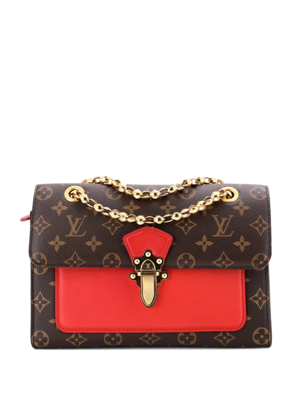 Louis Vuitton Pre-Owned Victoire Handbag Monogram Canvas and Leather shoulder bag - Marrone