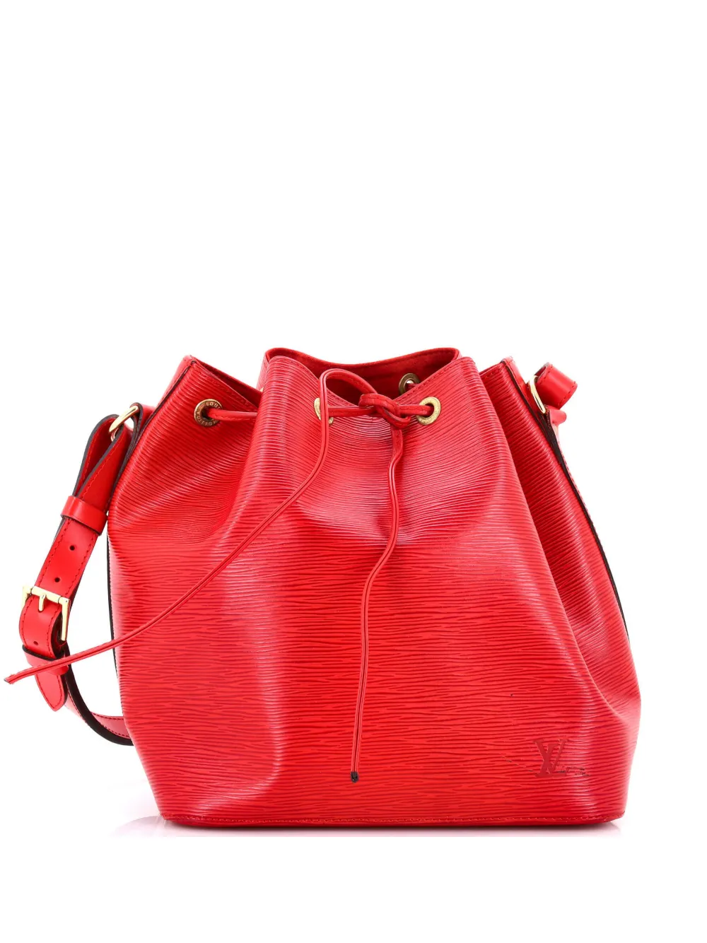 Louis Vuitton Pre-Owned Petit Noe Handbag Epi Leather bucket bag - Rosso