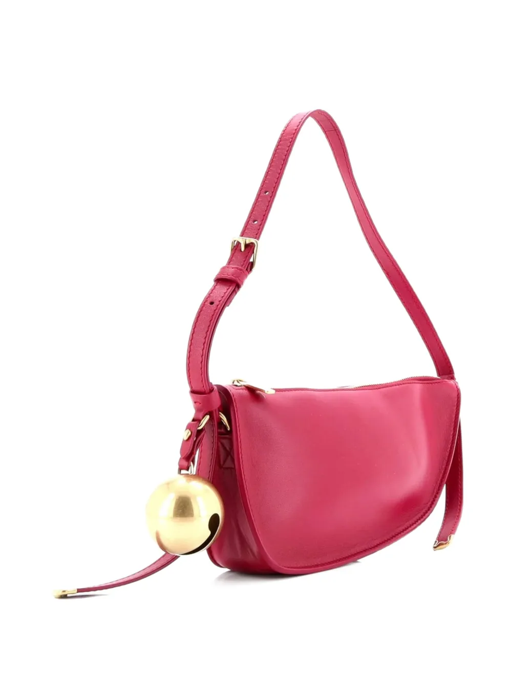 Shield Sling Shoulder Bag Leather Mini Crossbody Bag