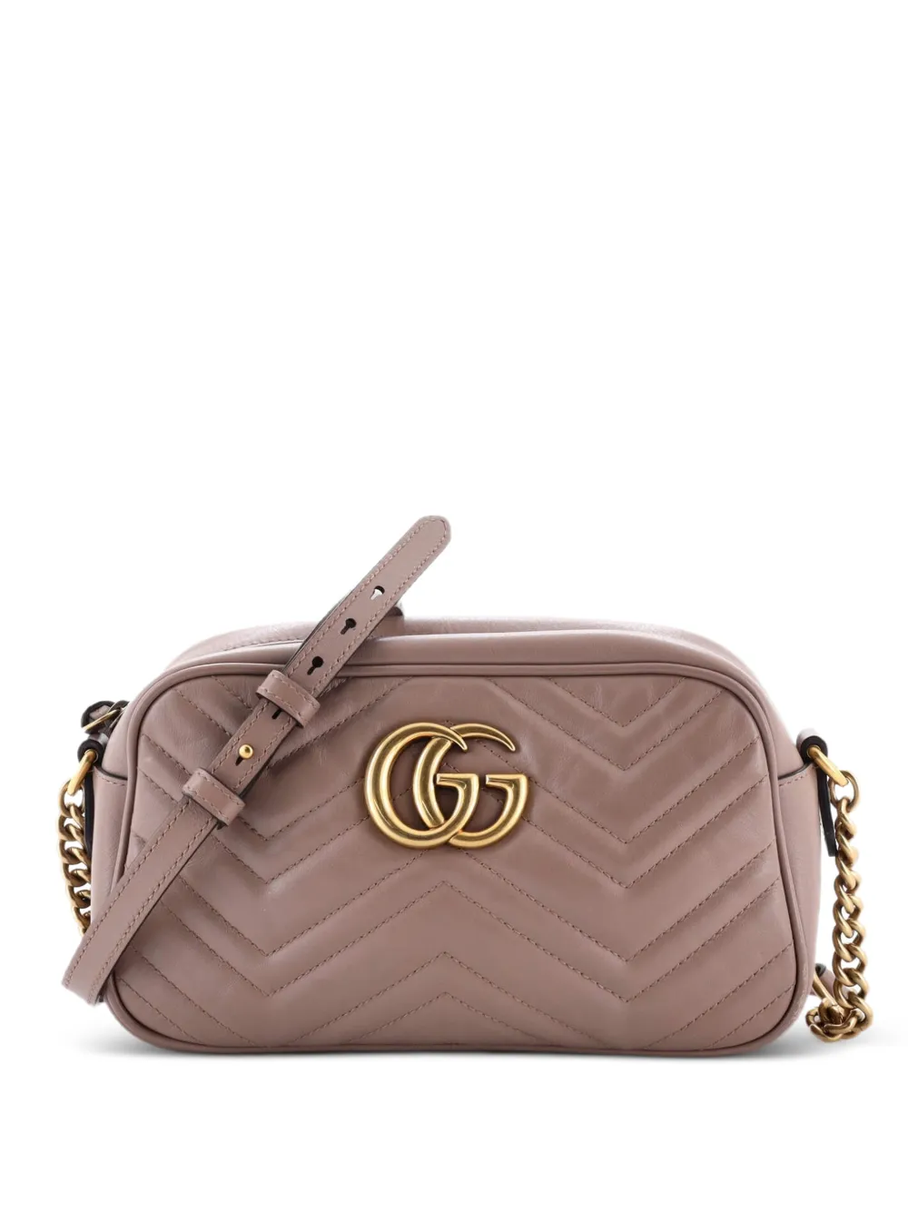 Gucci Pre-Owned GG Marmont Shoulder Bag Matelasse Leather Small crossbody bag - Toni neutri