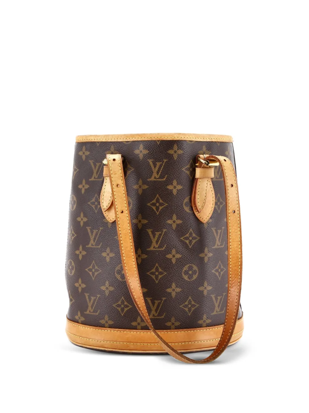 Louis Vuitton Pre-Owned Petit Monogram Canvas bucket bag - Marrone