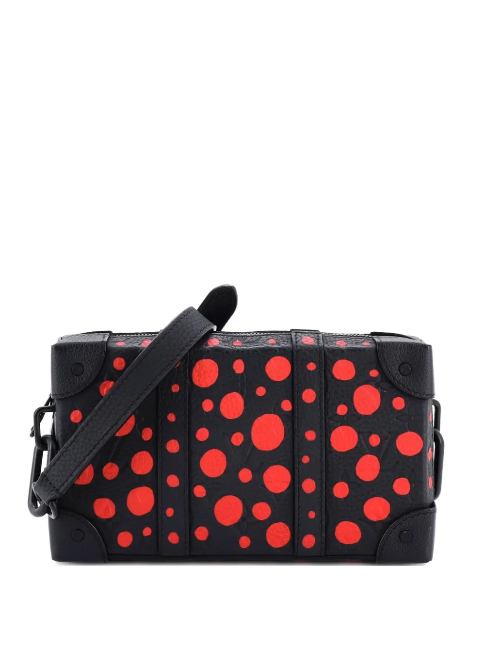 Louis Vuitton Pre-Owned Soft Trunk Wearable Wallet Yayoi Kusama Infinity Dots Monogram Taurillon Leather crossbody bag - Schwarz