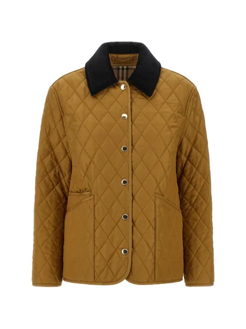 Burberry quilted-pattern jacket