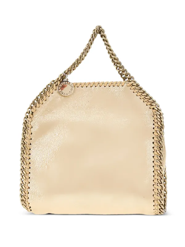 Stella McCartney Falabella Tiny Tote Bag in Neutrals
