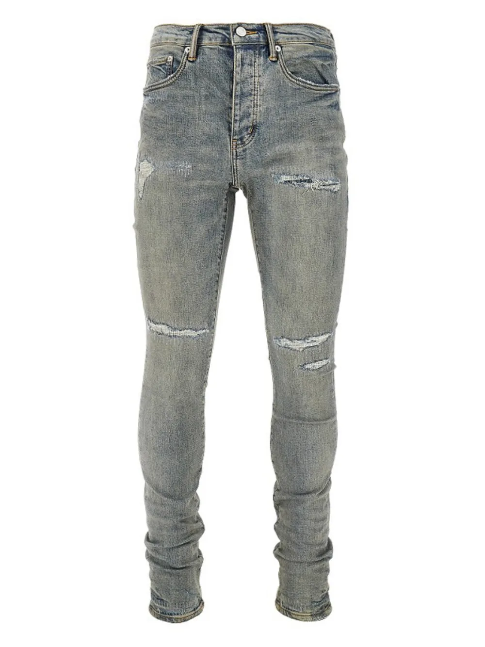 Purple Brand P001 distressed jeans - Blu