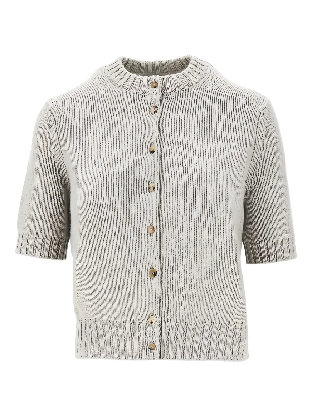 Khaite Nora Cashmere Cardigan In Gray