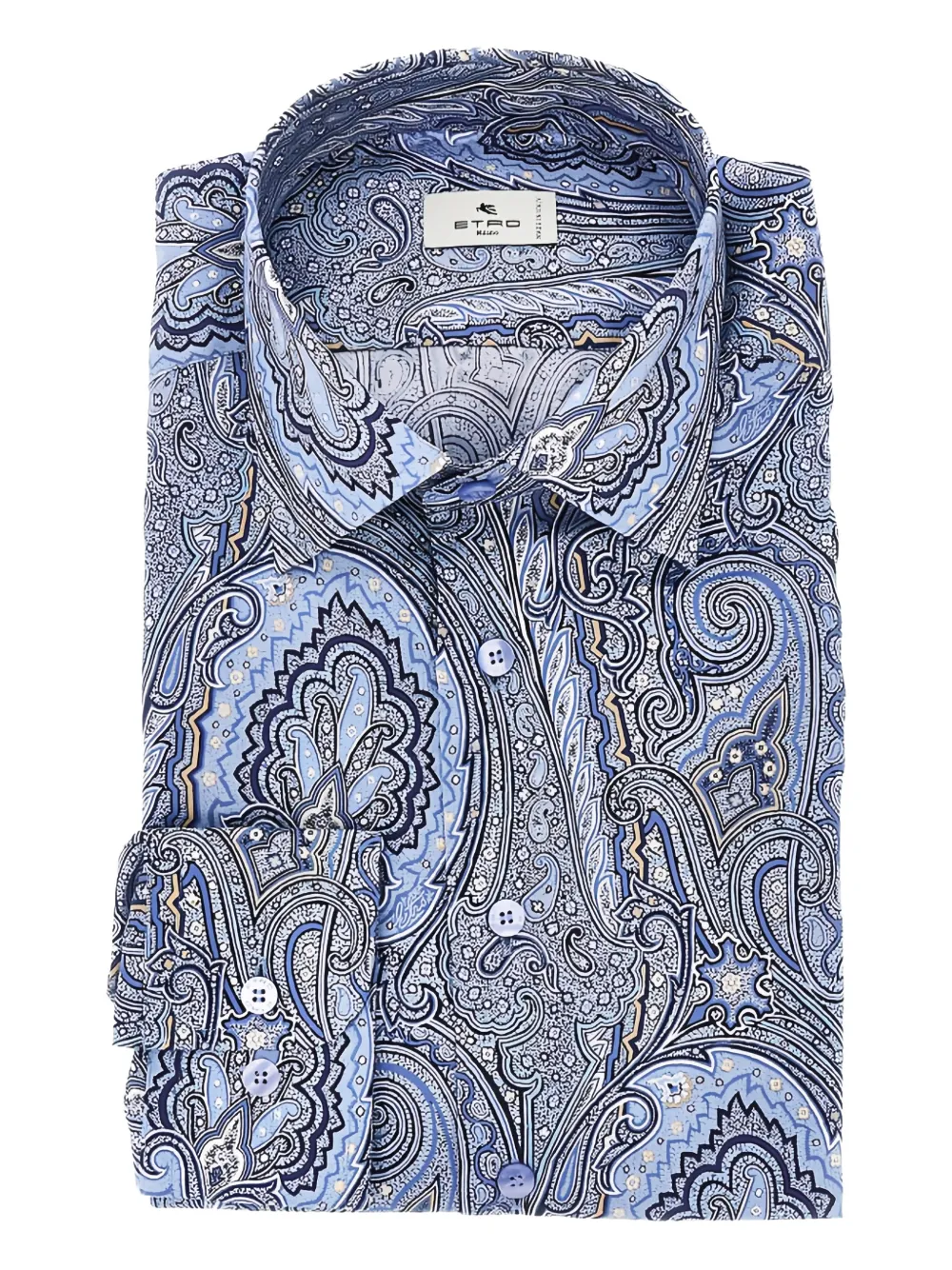 ETRO paisley-print shirt - Blu