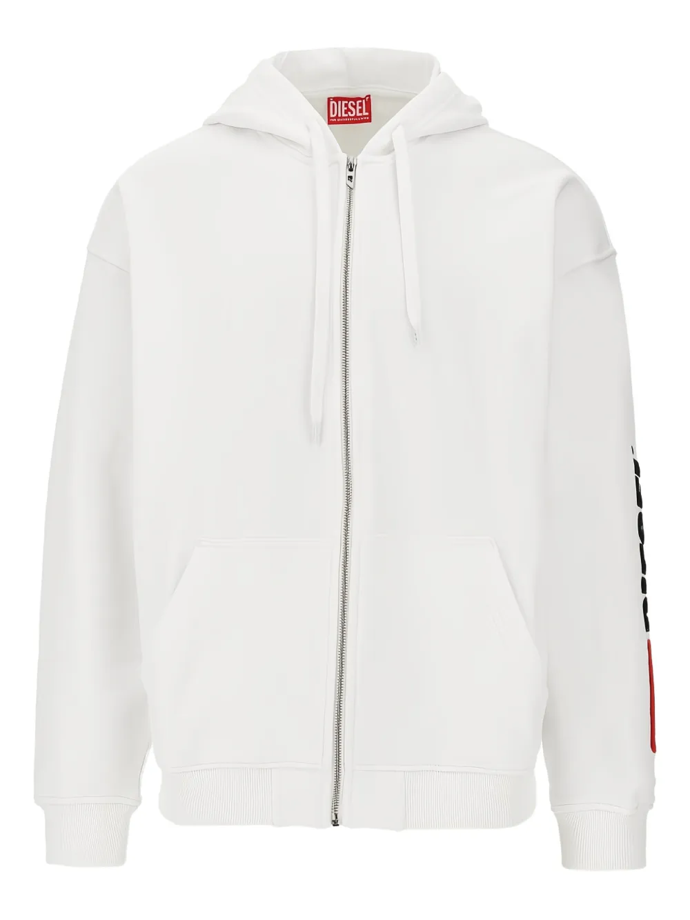 Diesel full zip hoodie - Bianco