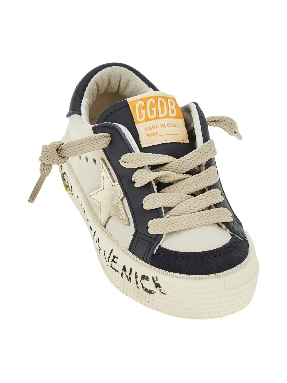 Golden Goose Kids May sneakers - Beige