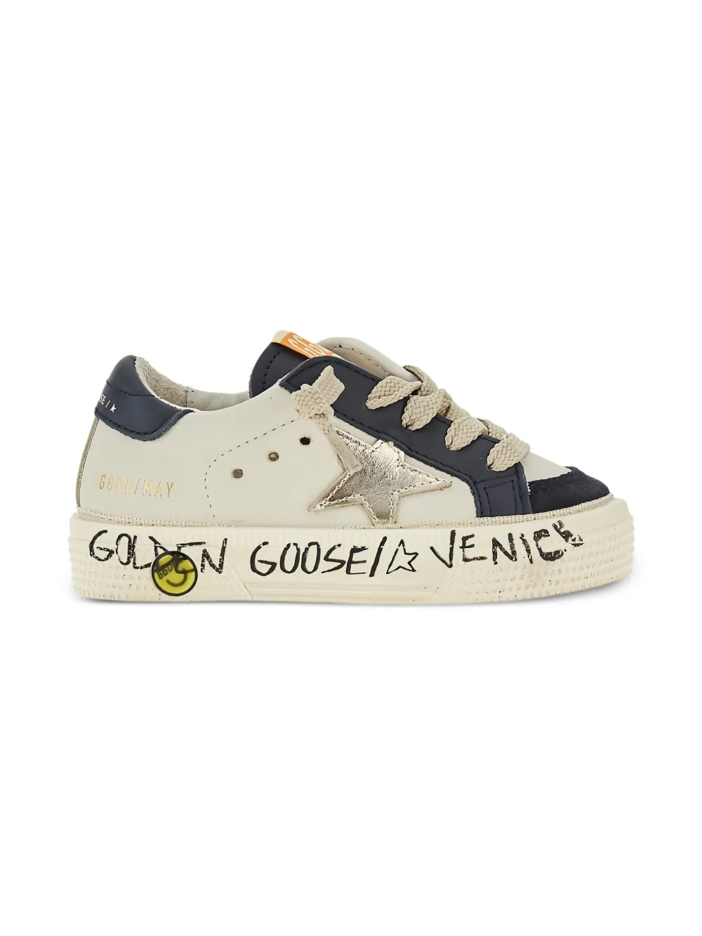 Golden Goose Kids May sneakers - Toni neutri