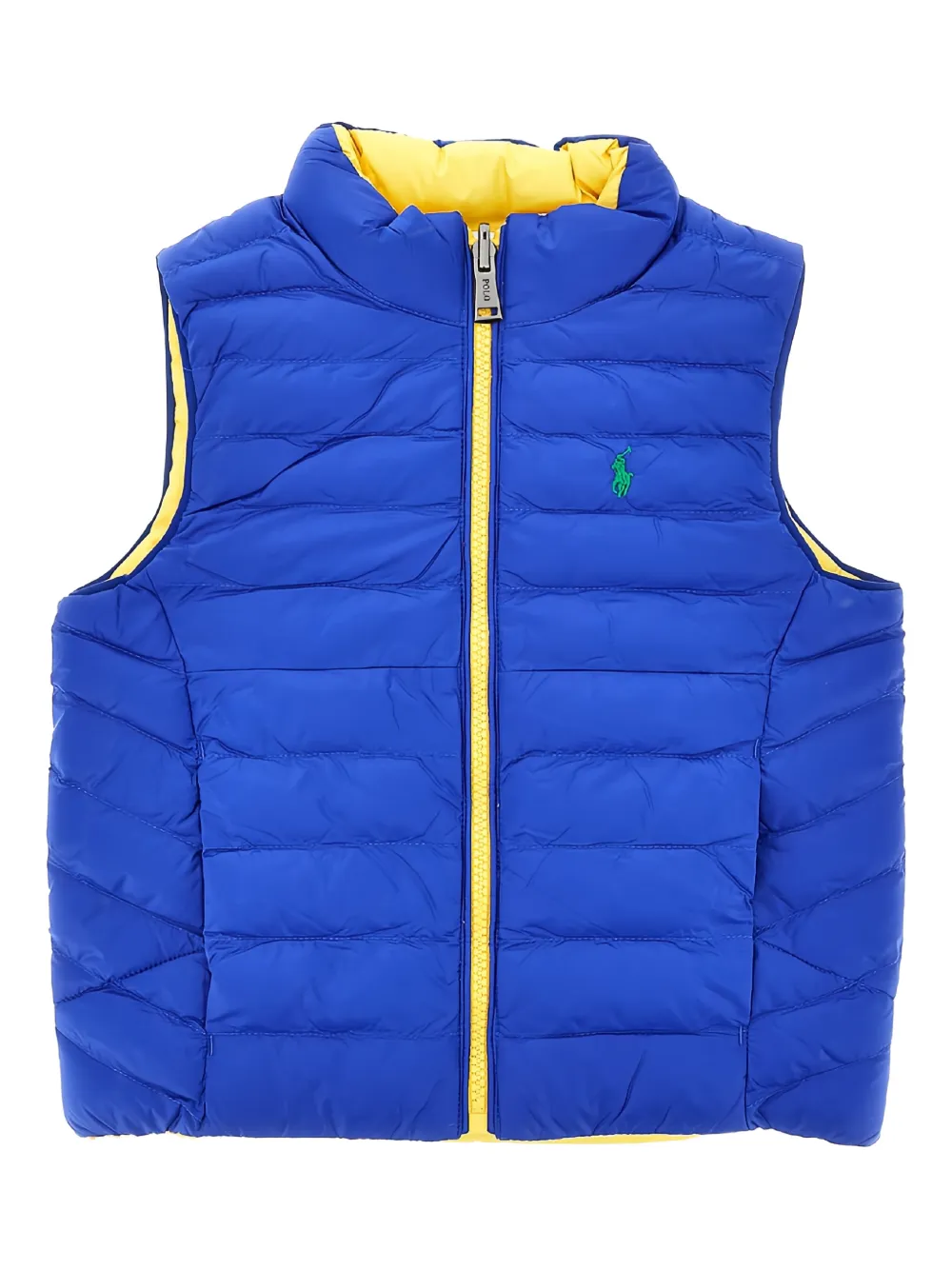 POLO RALPH LAUREN KIDS zipped reversible gilet - Blau