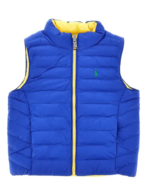 POLO RALPH LAUREN KIDS Gilet reversibile con zip