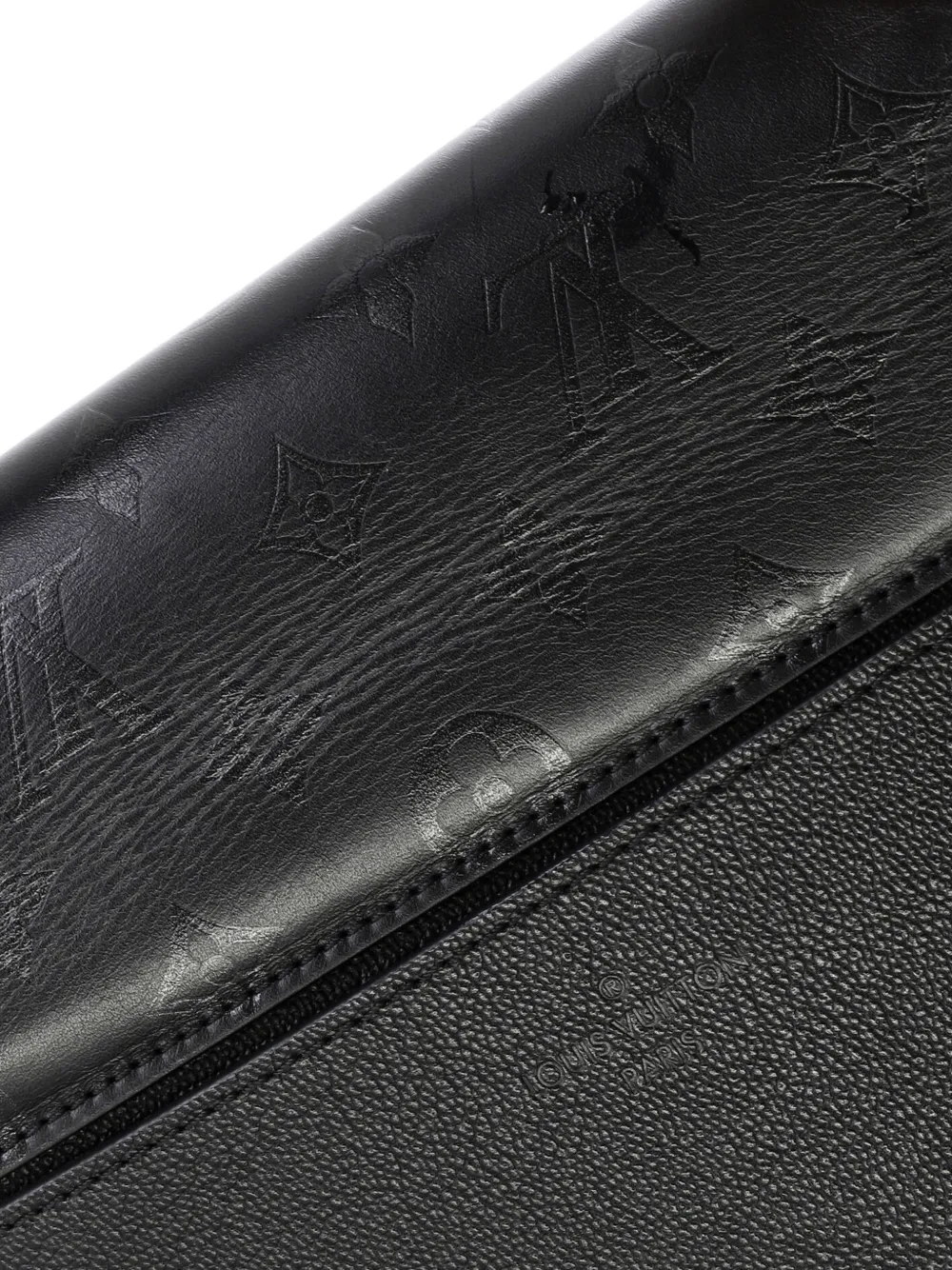 Pre-owned Louis Vuitton Very One Handle Bag Monogram Leather Satchel In Black