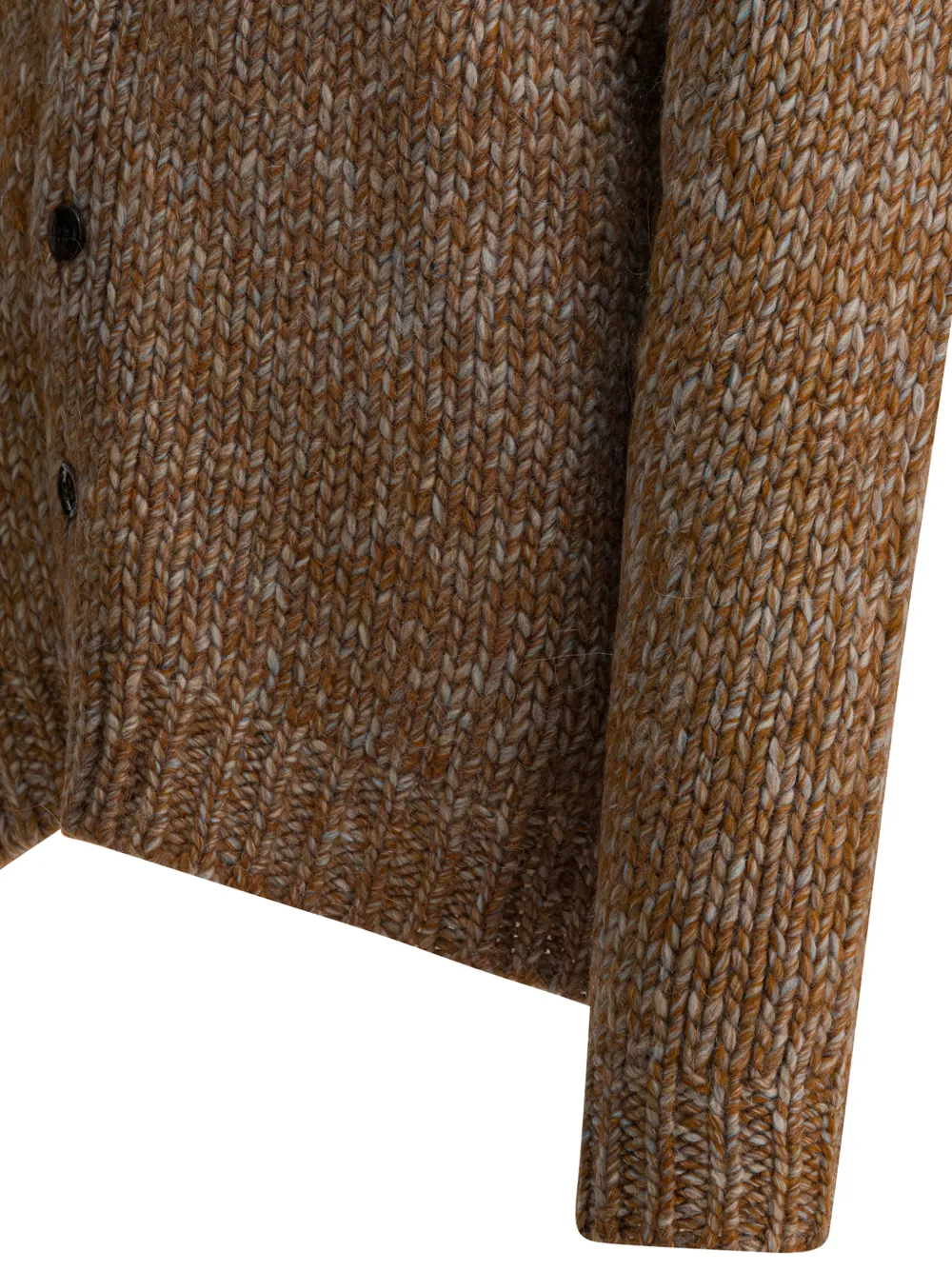 NN07 Vest met knopen Bruin