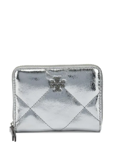 Tory Burch Kira Diamond Quilt Metallic 钱包