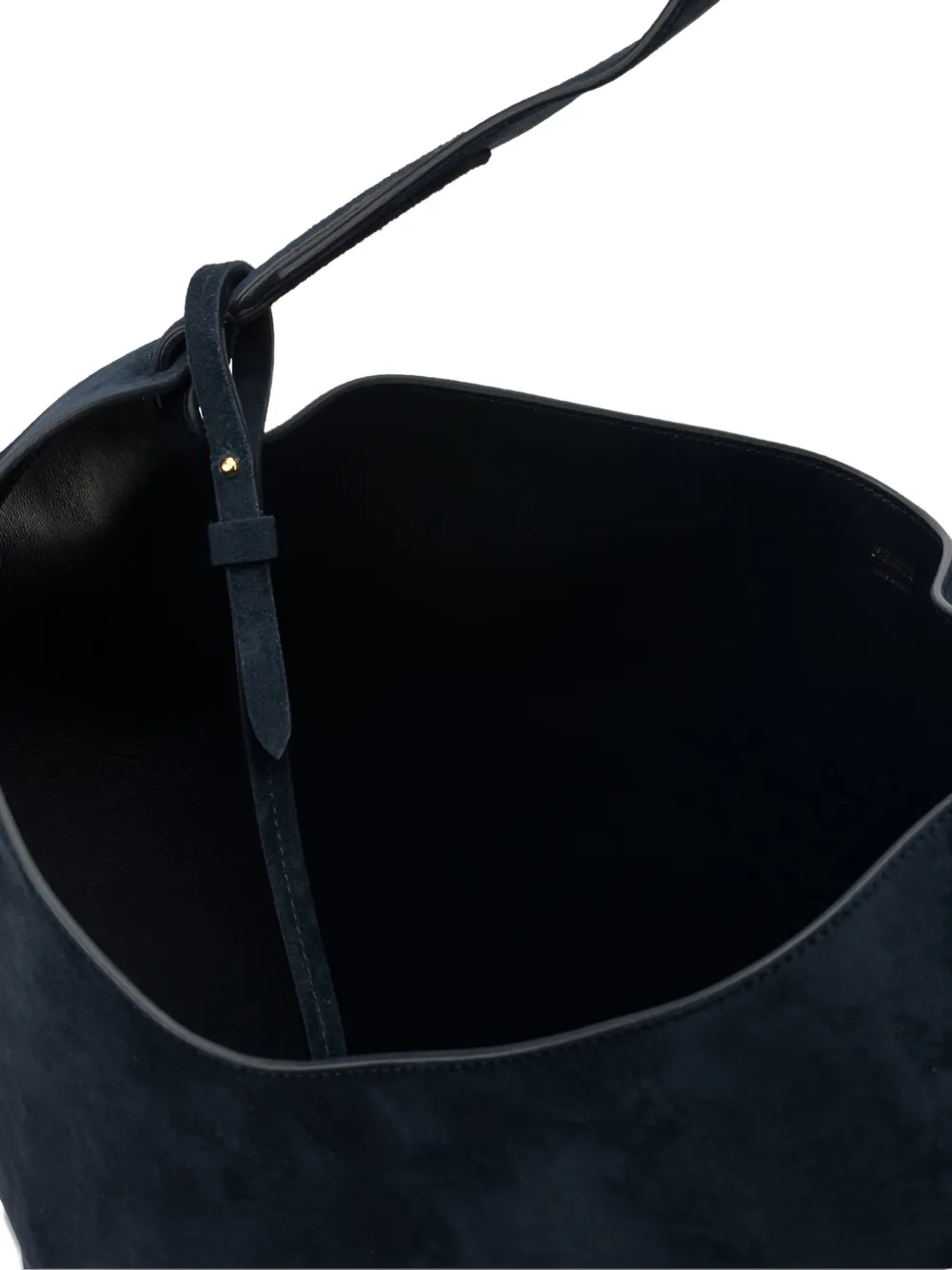 Khaite Suede Shoulder Bag In Brown